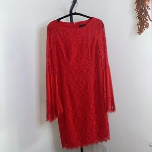 Elegant Red Lace SHANI Dress